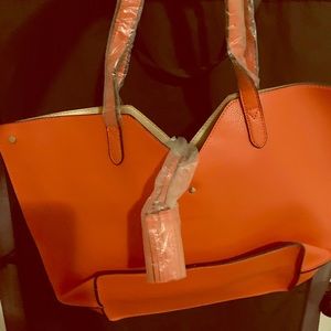 Orange tote